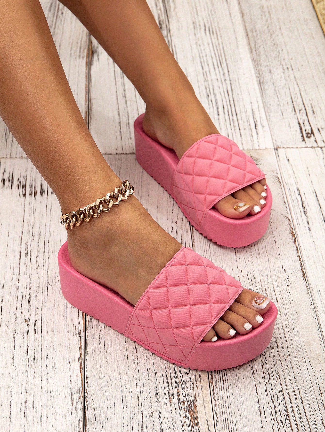 In Pink Women Platforms & Wedge Sandals