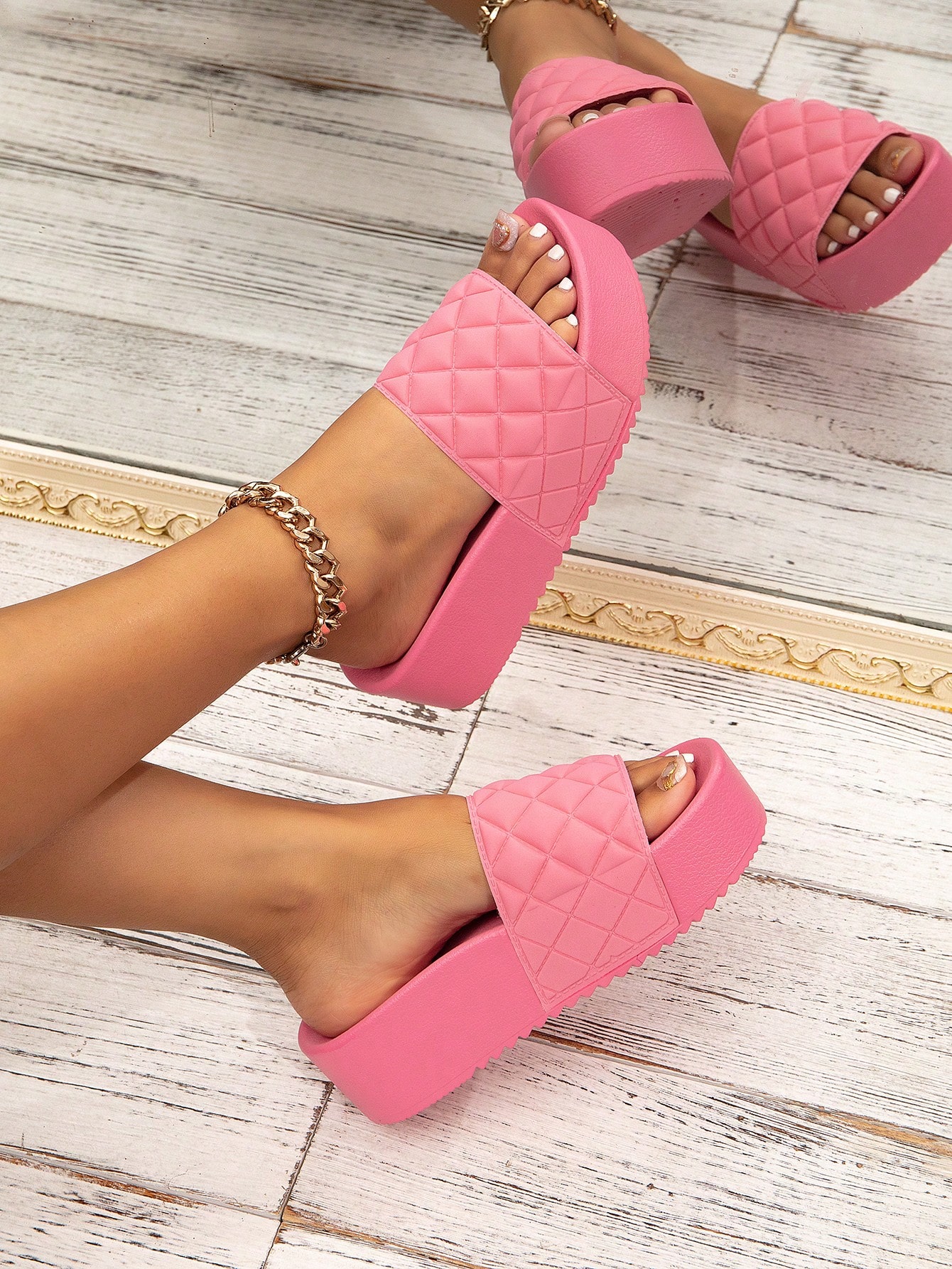 In Pink Women Platforms & Wedge Sandals