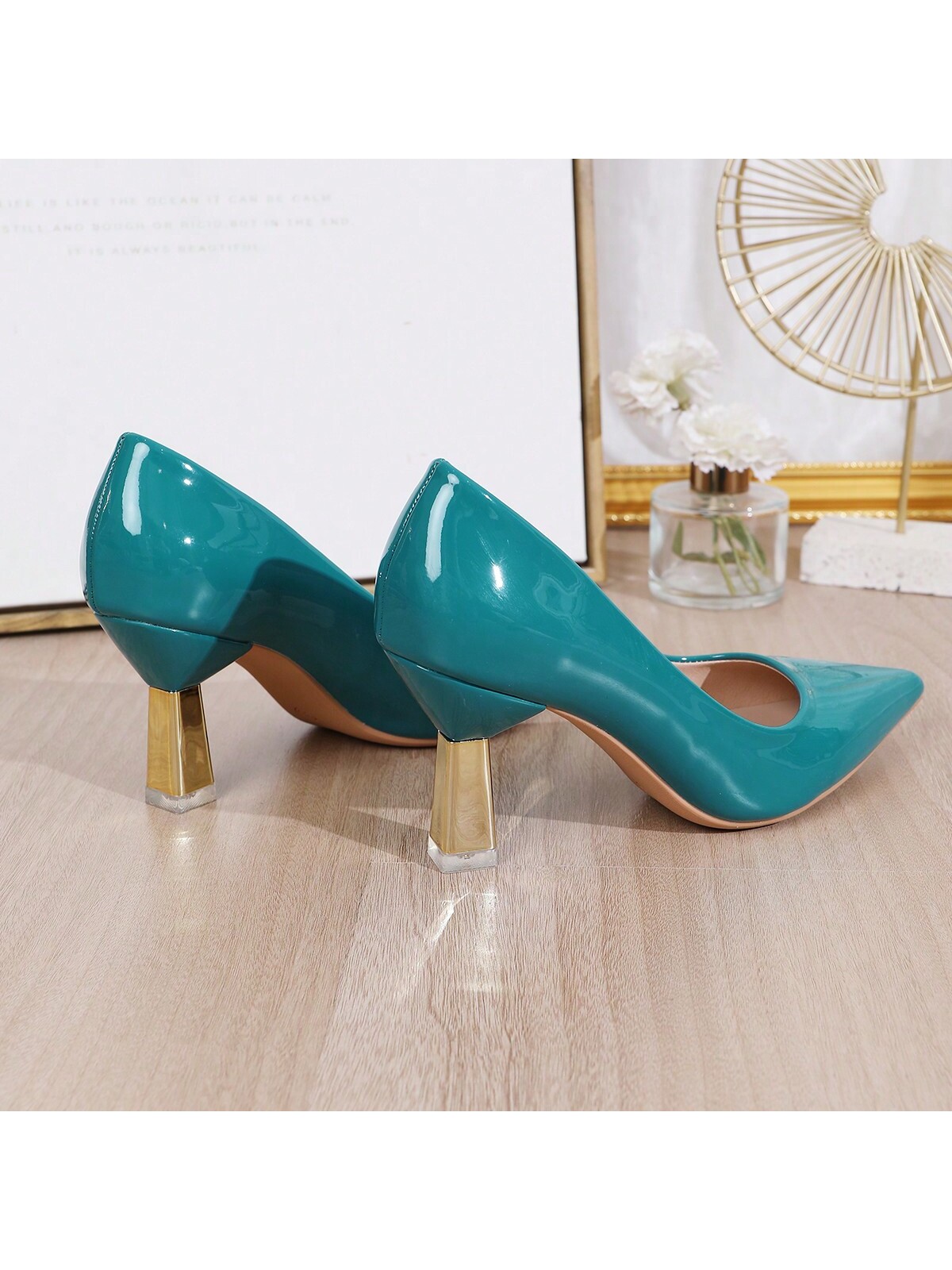 In Baby Blue Women Pumps