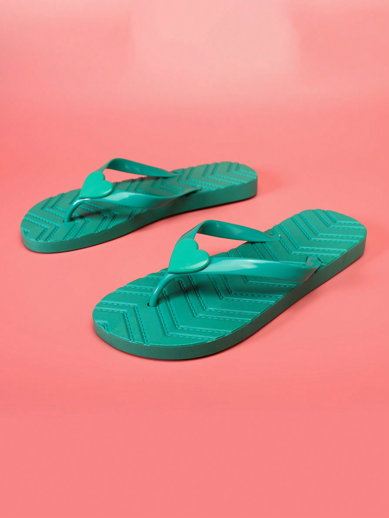 In Green Women Flip-Flops