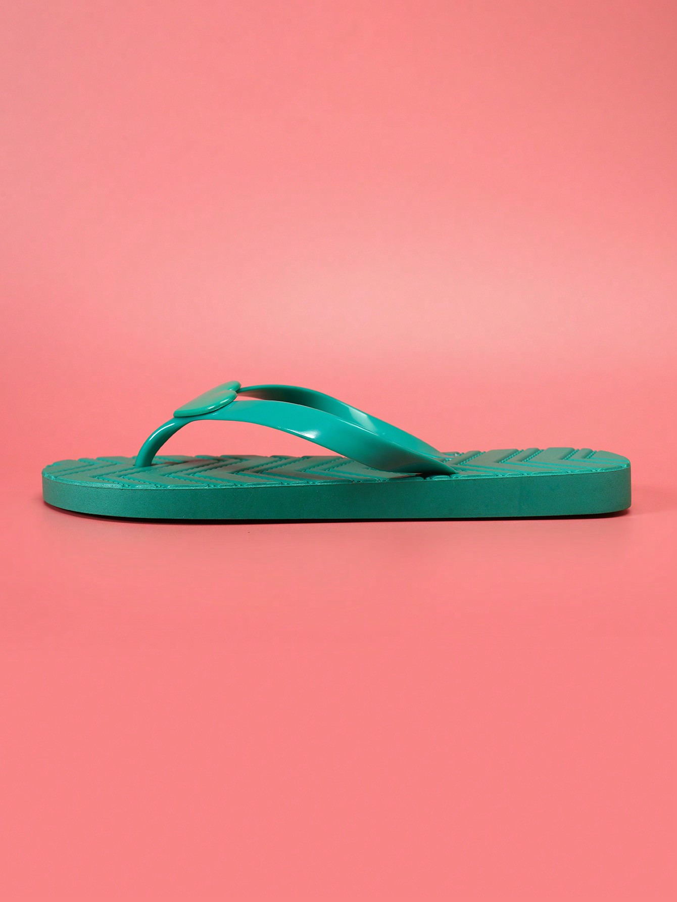 In Green Women Flip-Flops