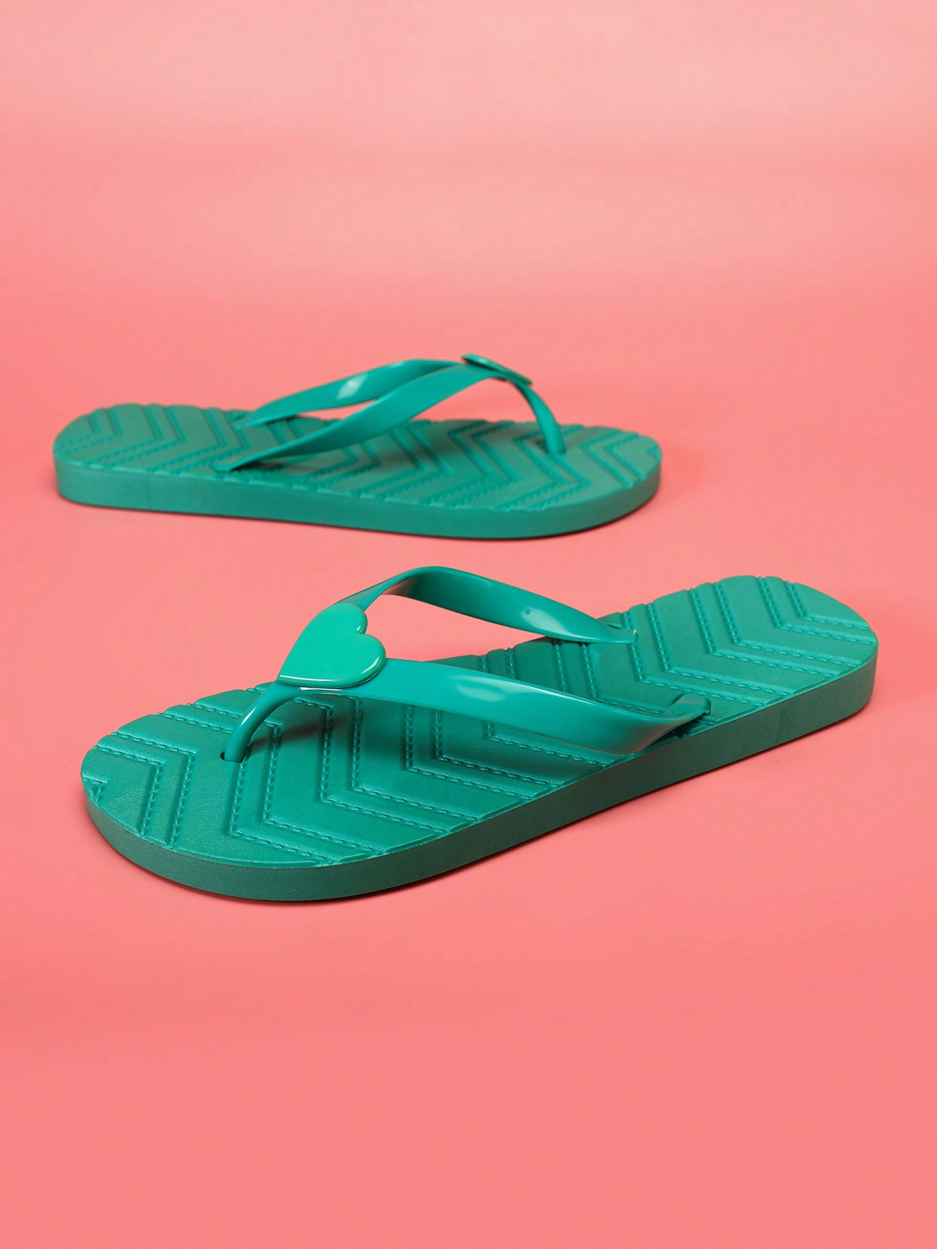 In Green Women Flip-Flops