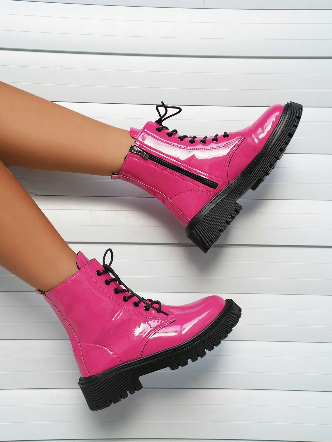 In Hot Pink Women Ankle Boots & Booties