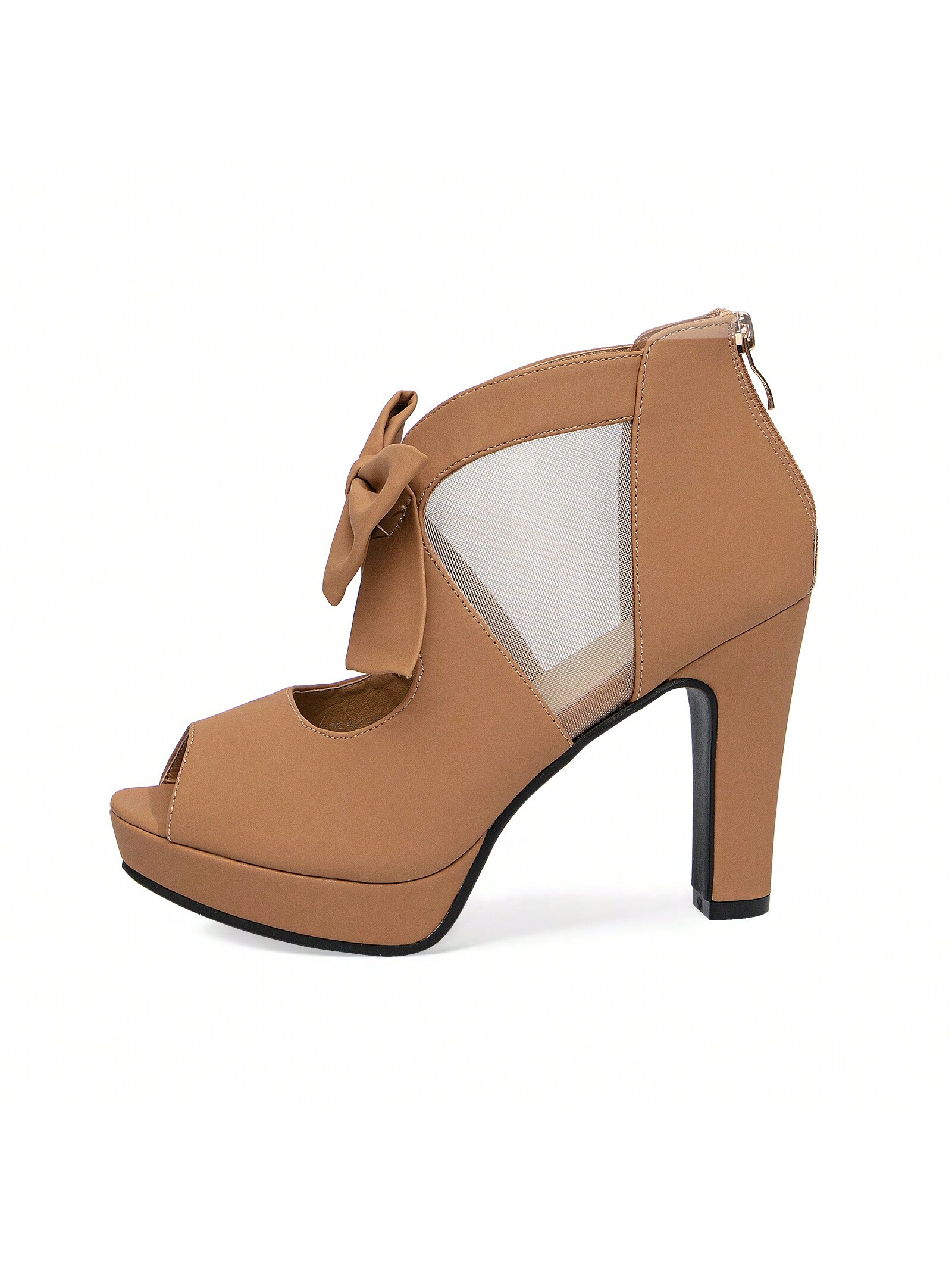 In Khaki Women Heeled Sandals