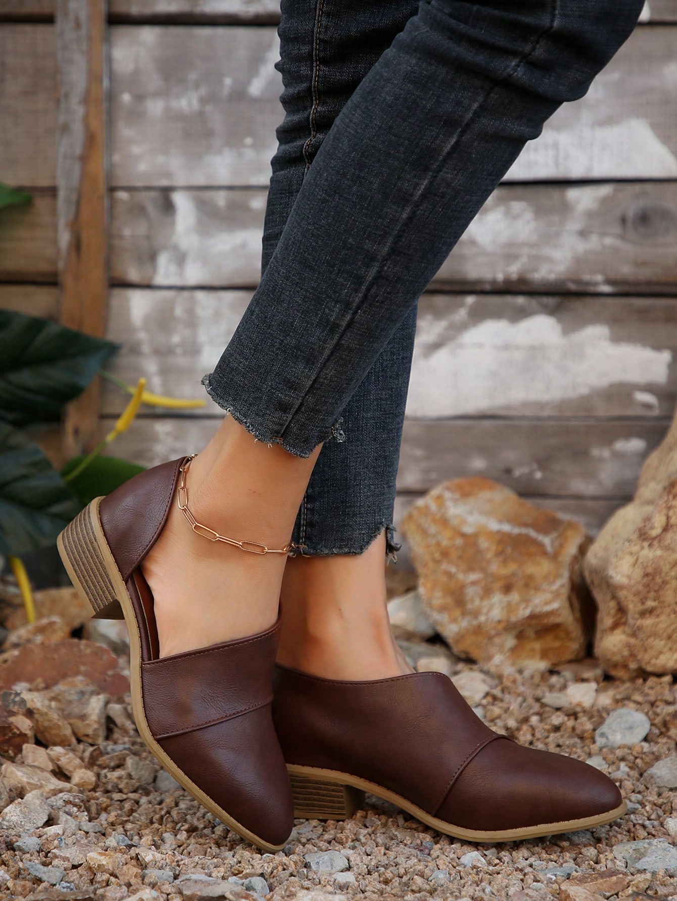 In Brown Women Wedges & Flatform