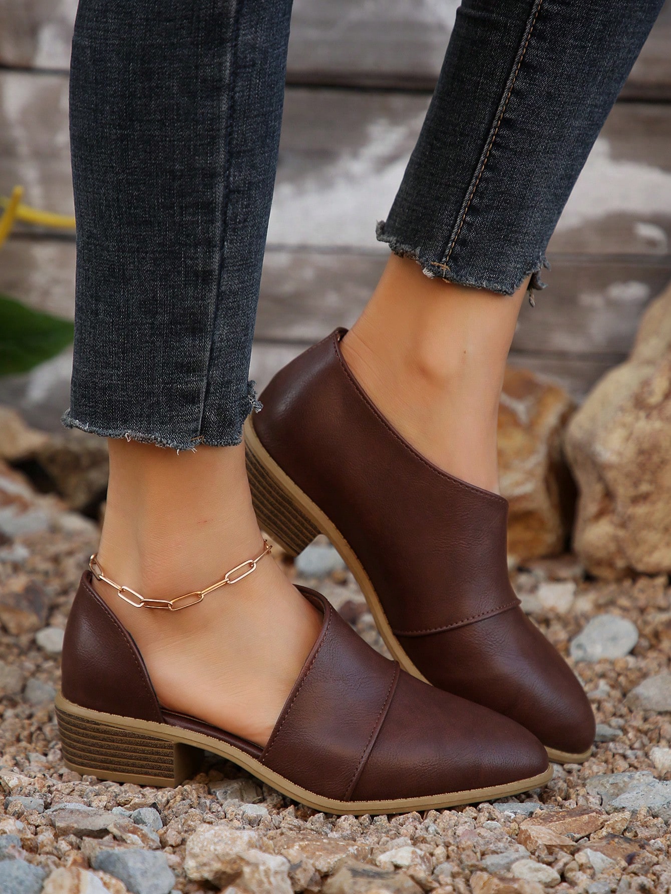 In Brown Women Wedges & Flatform