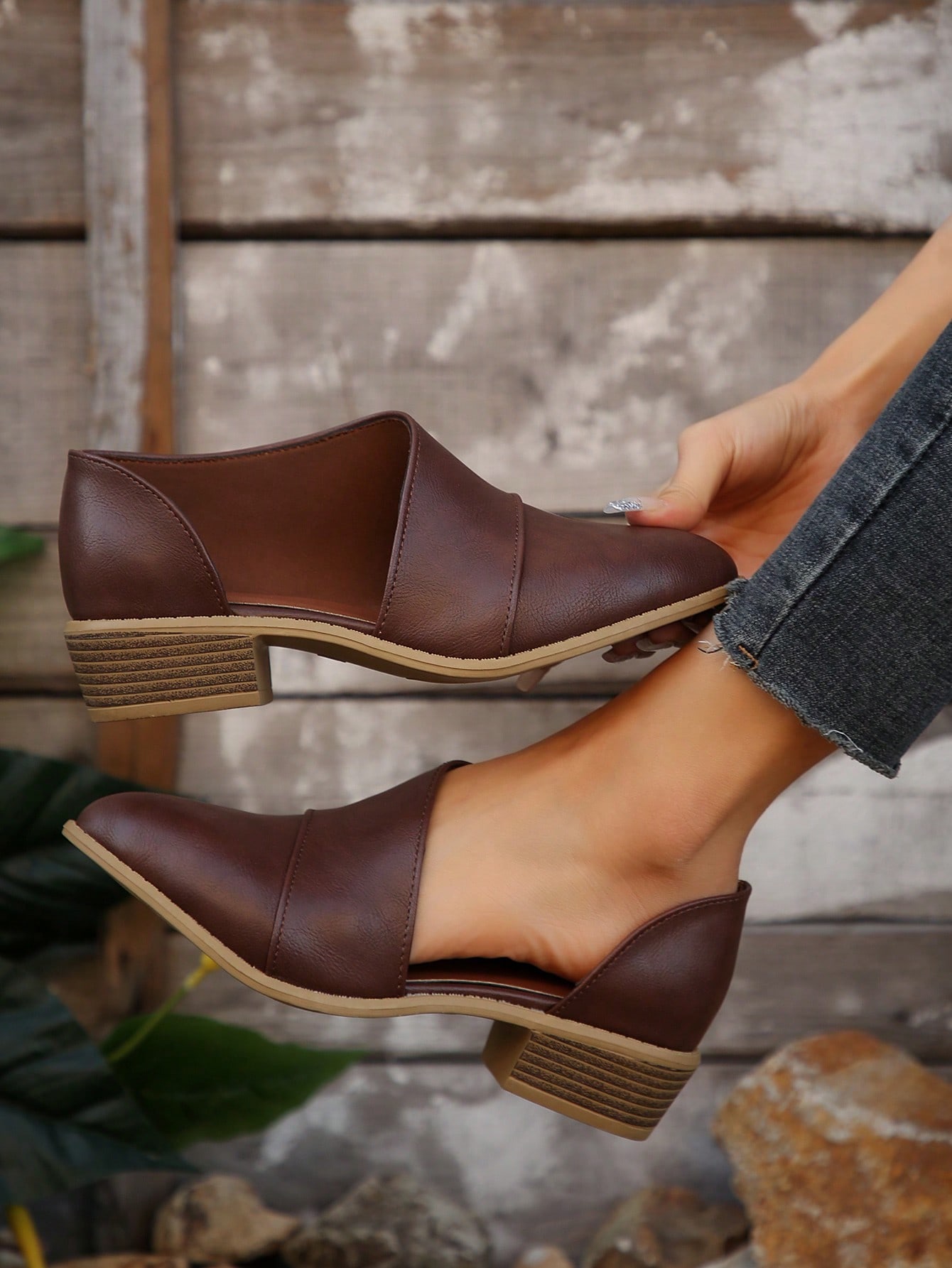 In Brown Women Wedges & Flatform