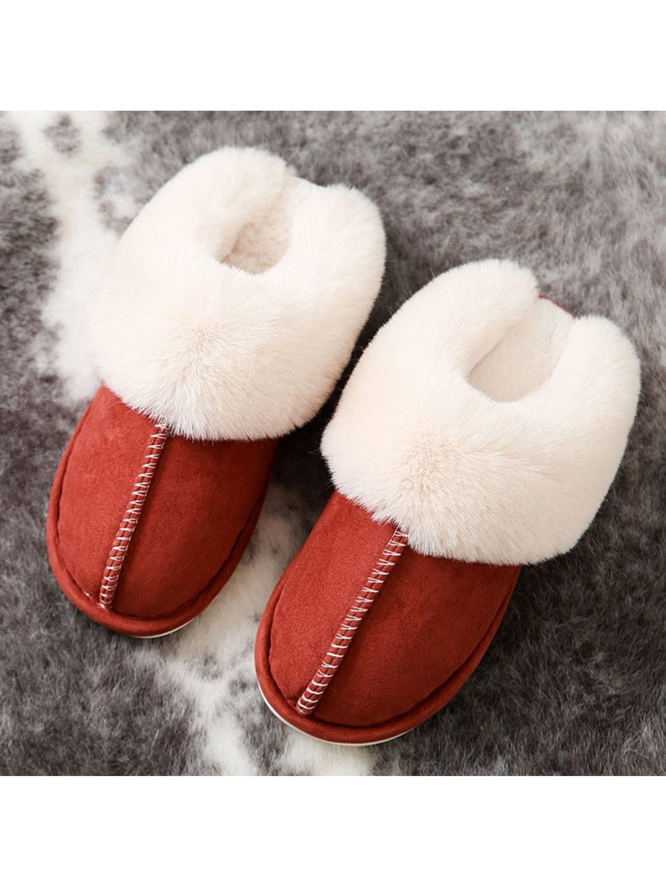 In Red Women Home Slippers