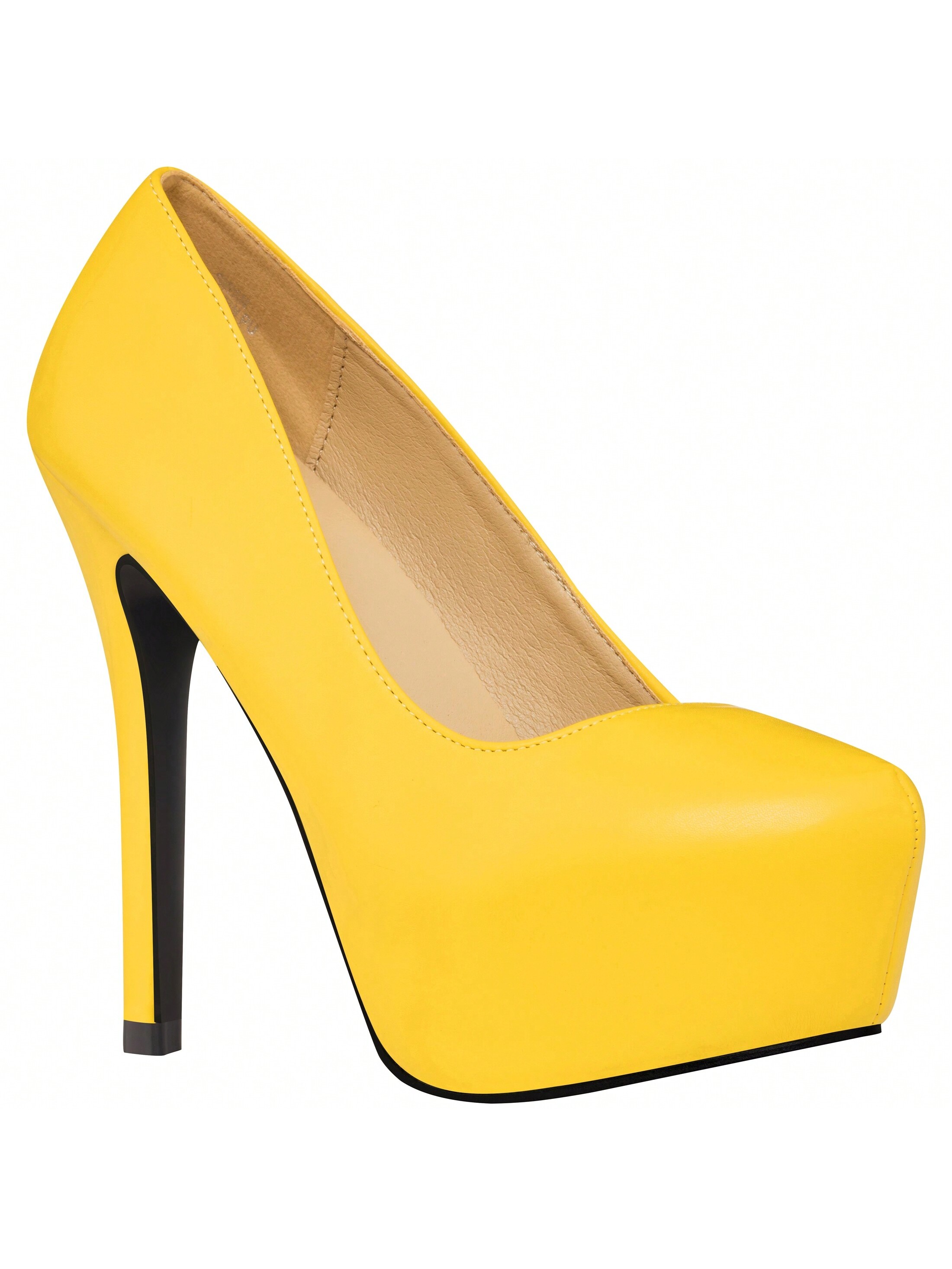 In Yellow Women Pumps