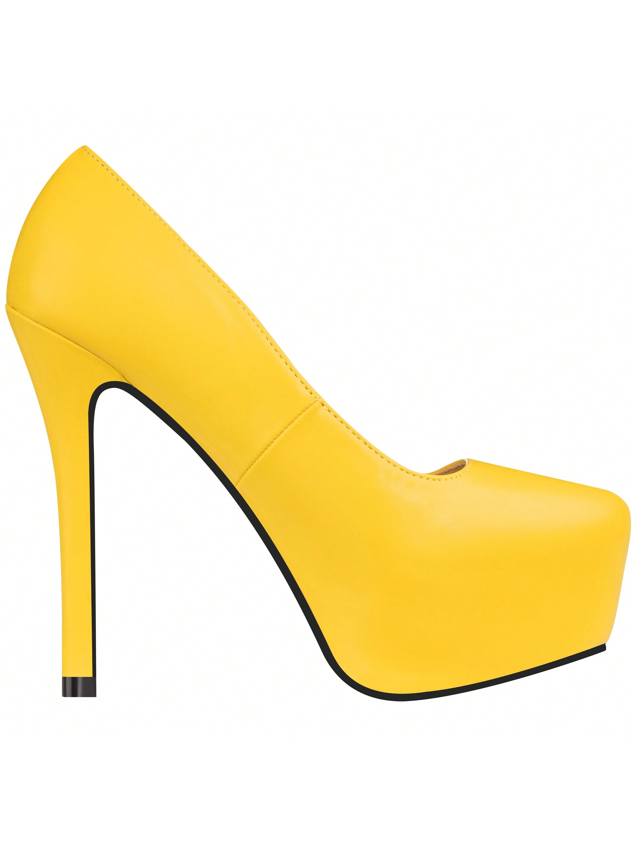 In Yellow Women Pumps