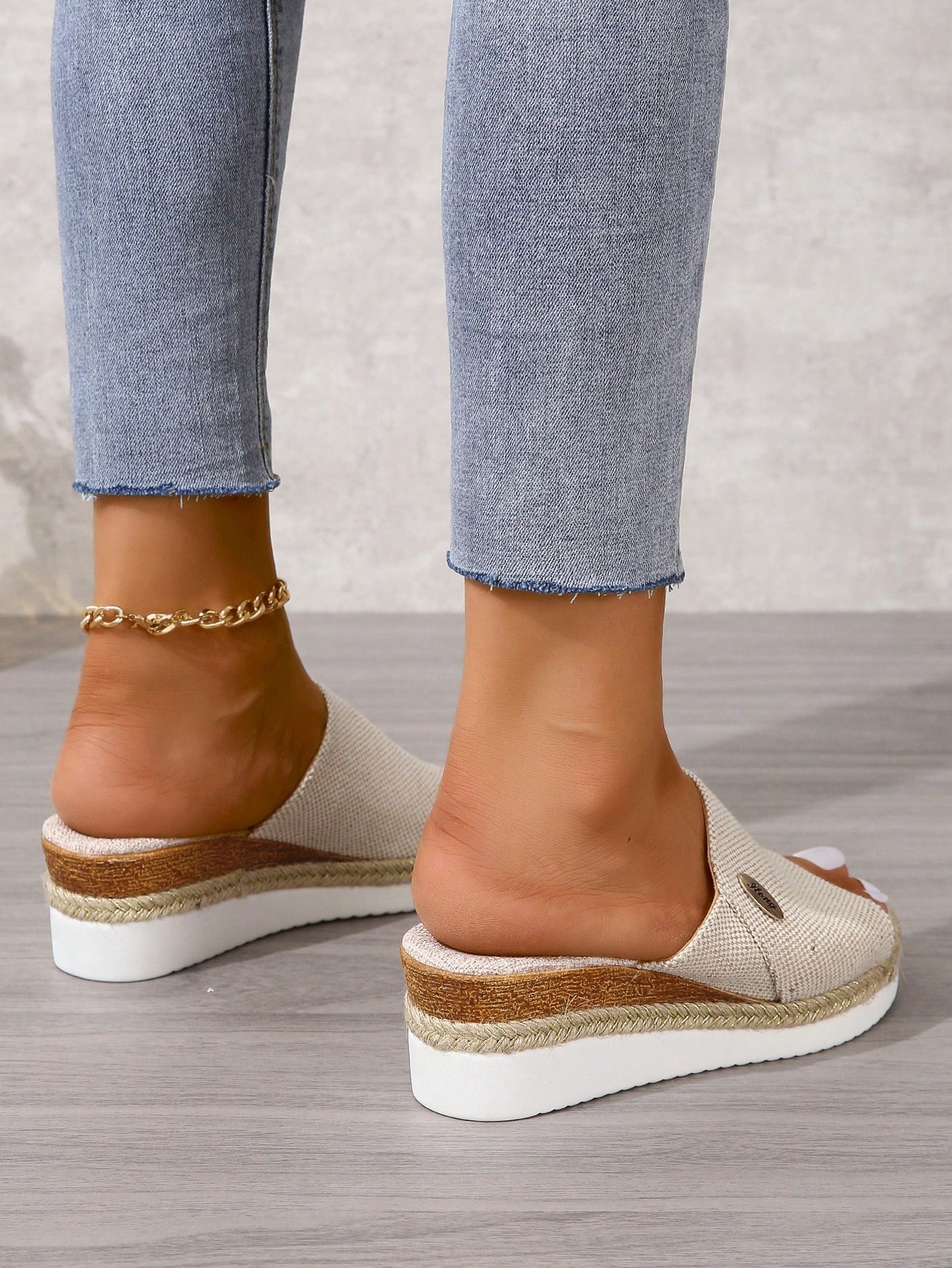 In Beige Women Platforms & Wedge Sandals