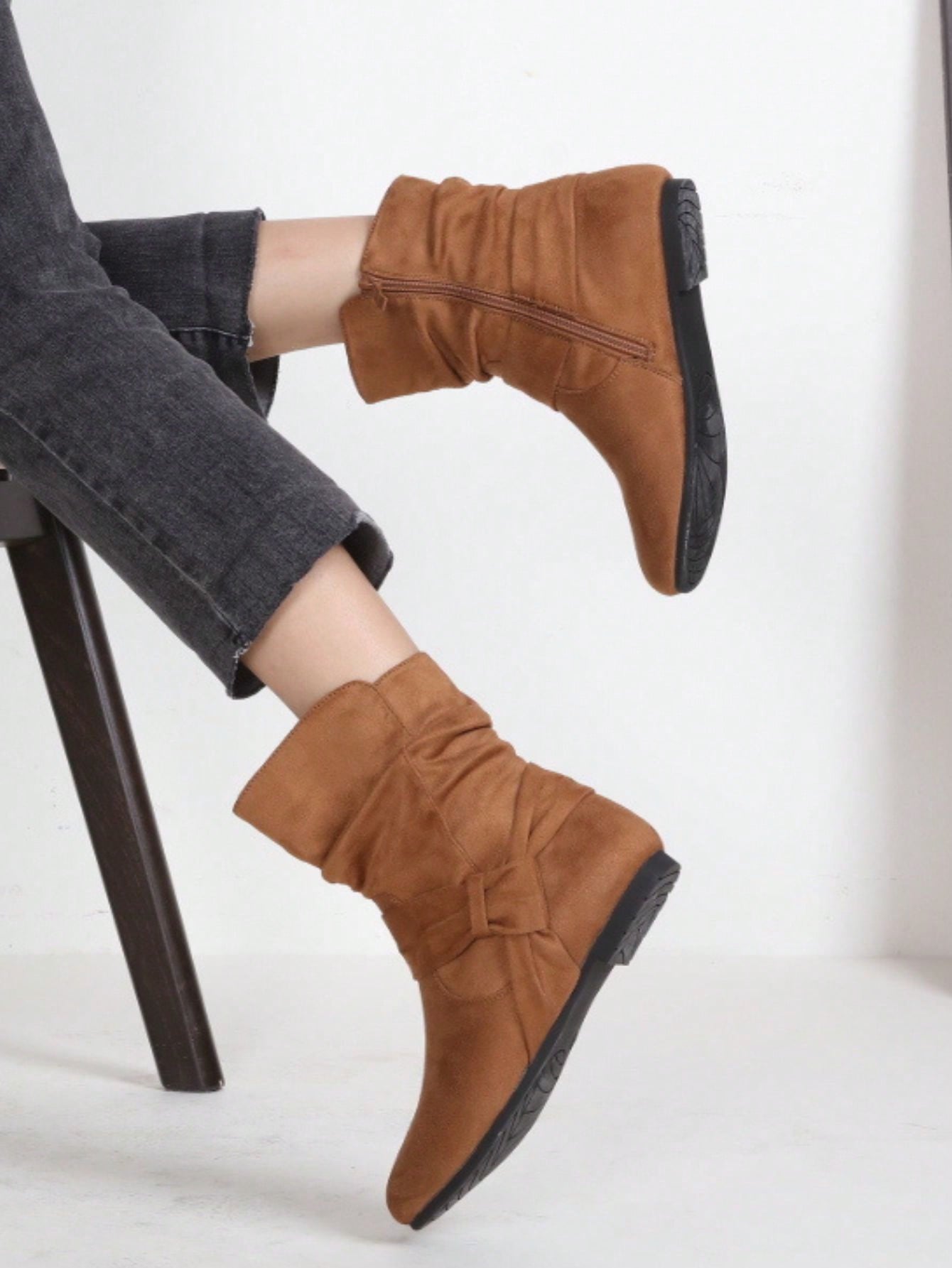 In Camel Women Fashion Boots