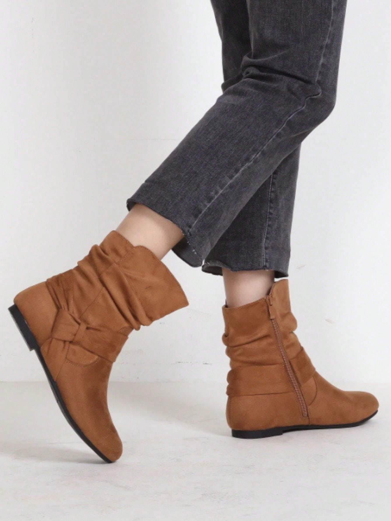 In Camel Women Fashion Boots