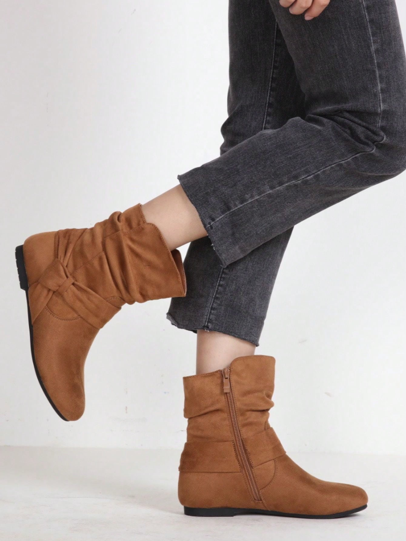 In Camel Women Fashion Boots