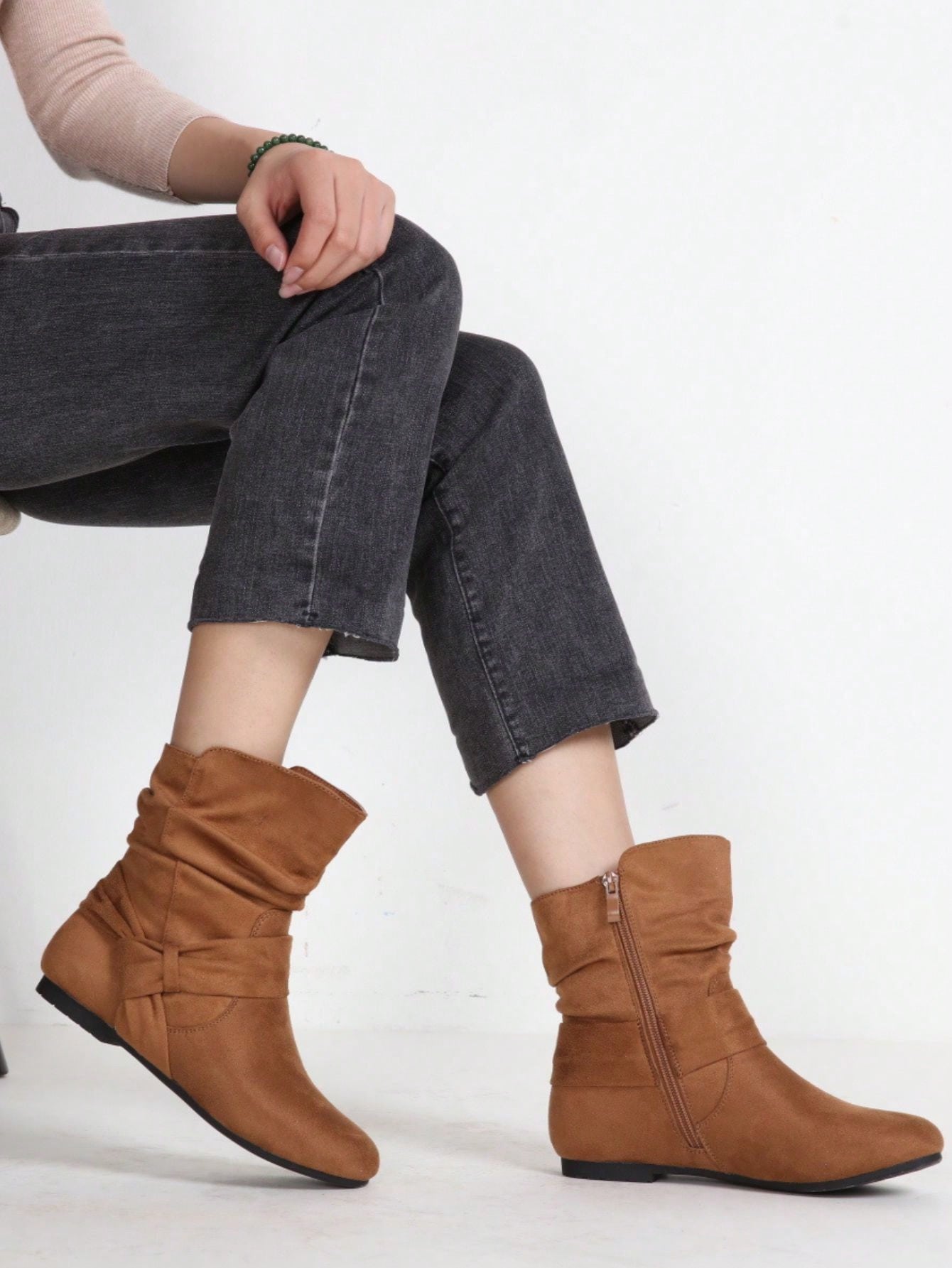 In Camel Women Fashion Boots