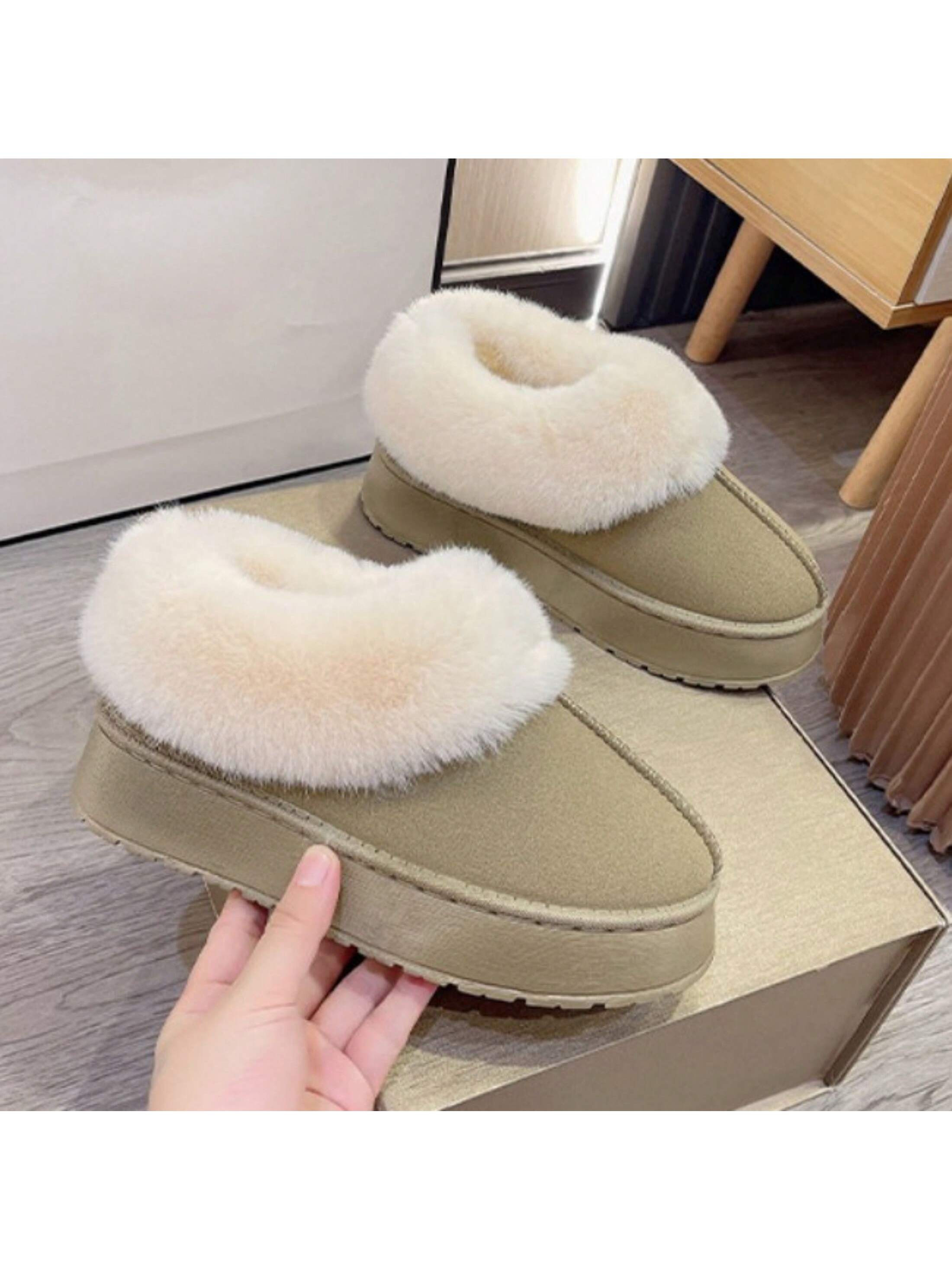 In Khaki Women Home Slippers