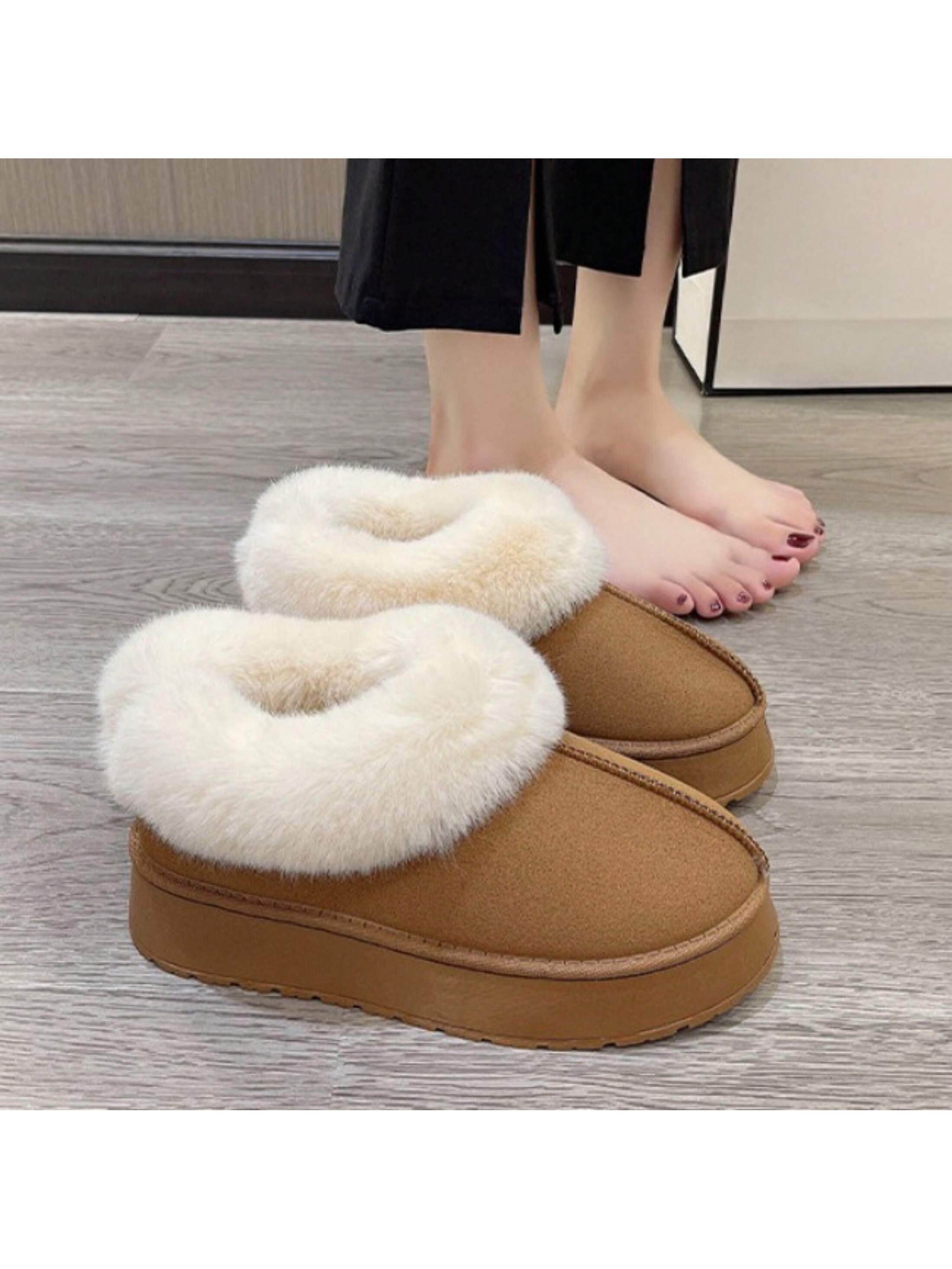 In Brown Women Home Slippers