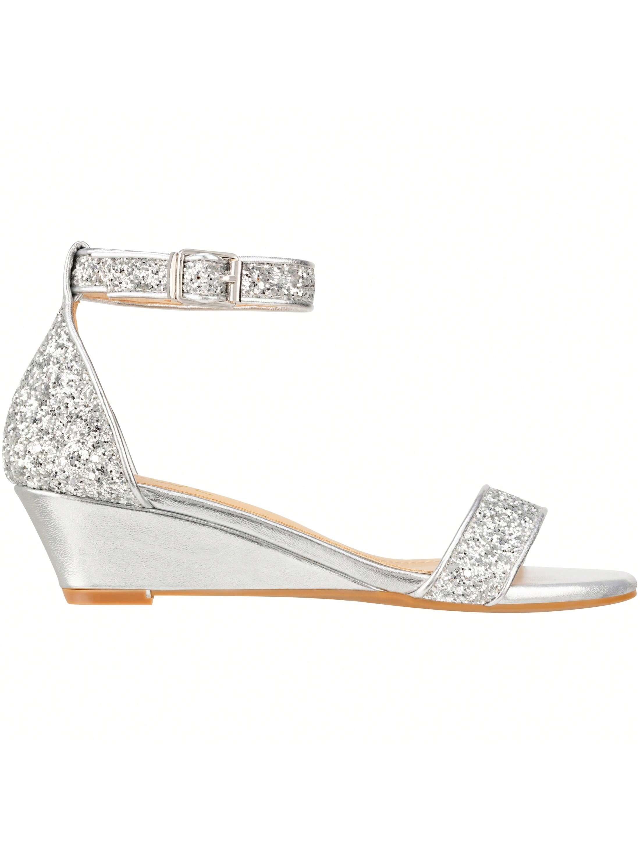 In Silver Women Wedges & Flatform