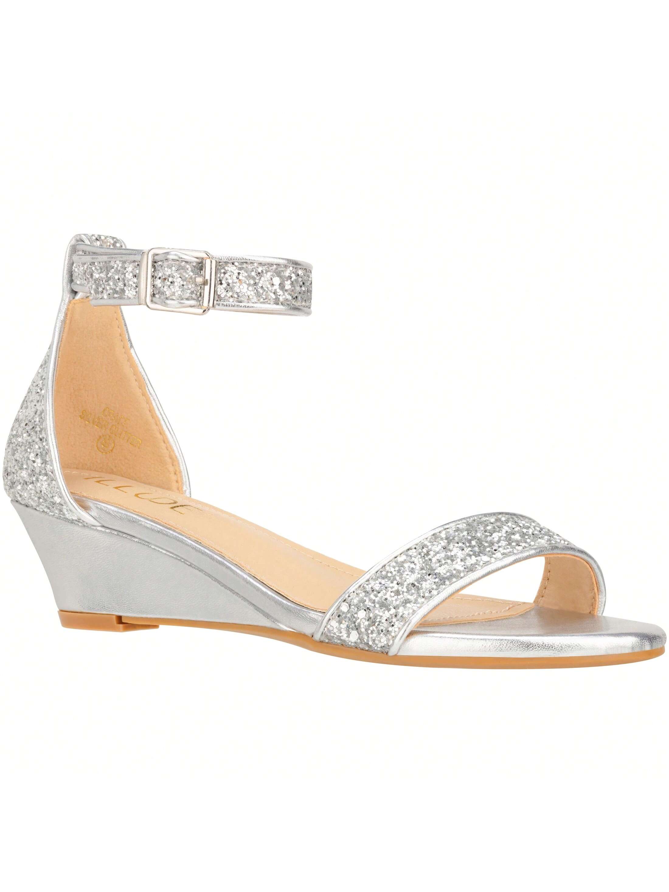 In Silver Women Wedges & Flatform