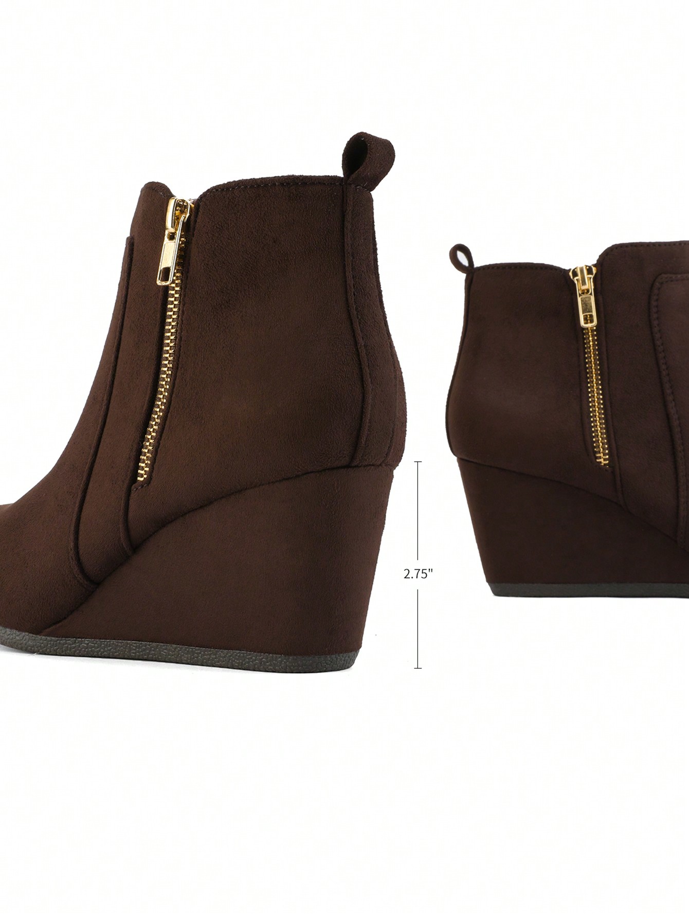 In Coffee Brown Women Fashion Boots