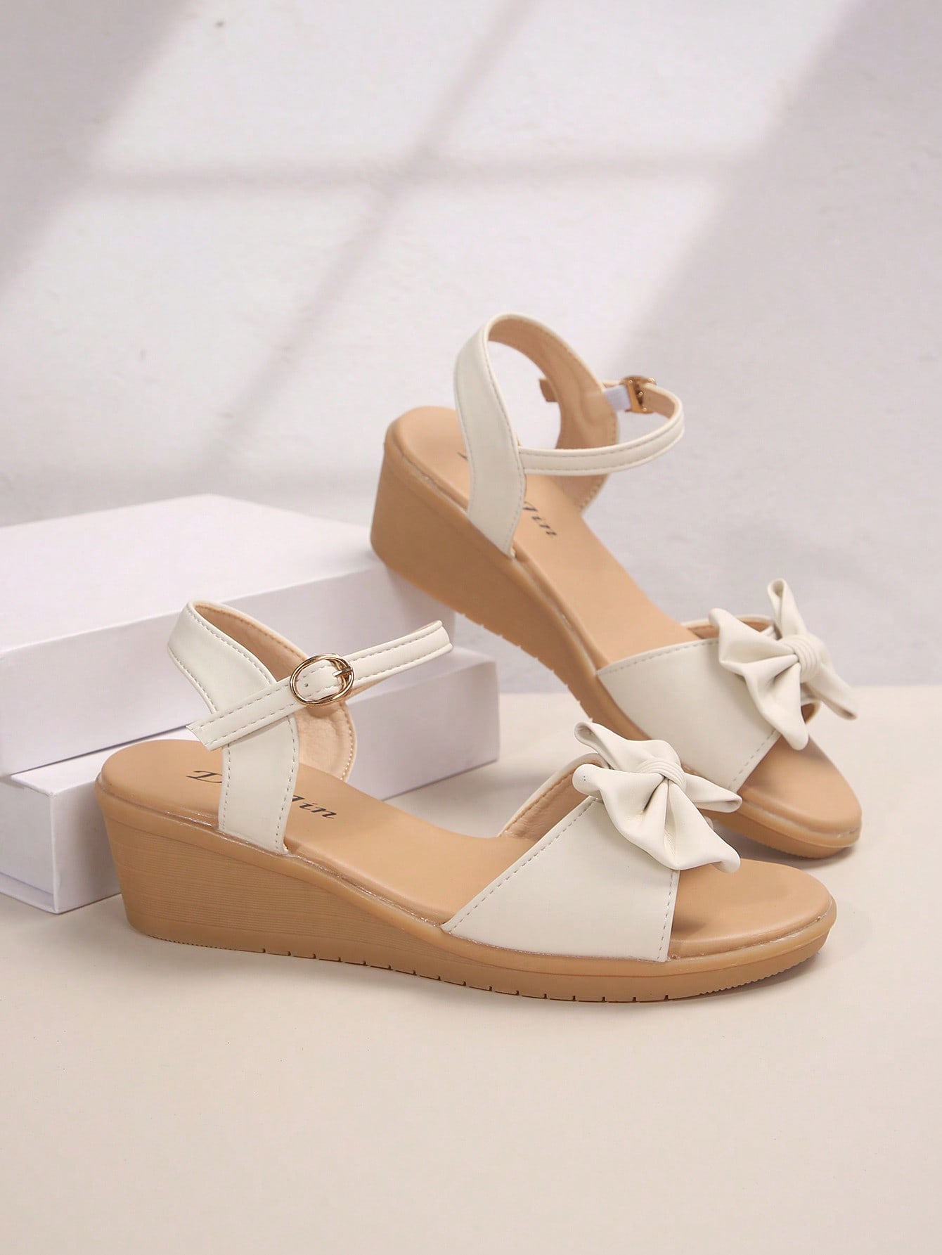 In Beige Women Platforms & Wedge Sandals