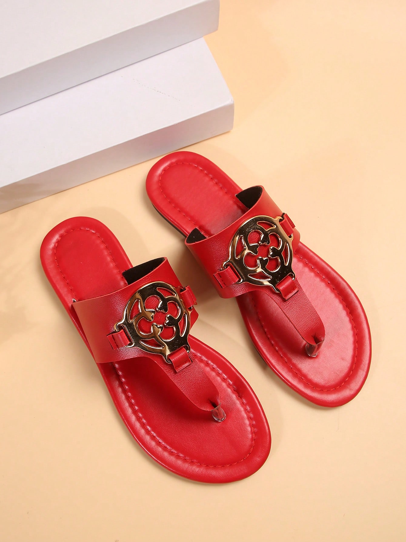 In Red Women Sandals