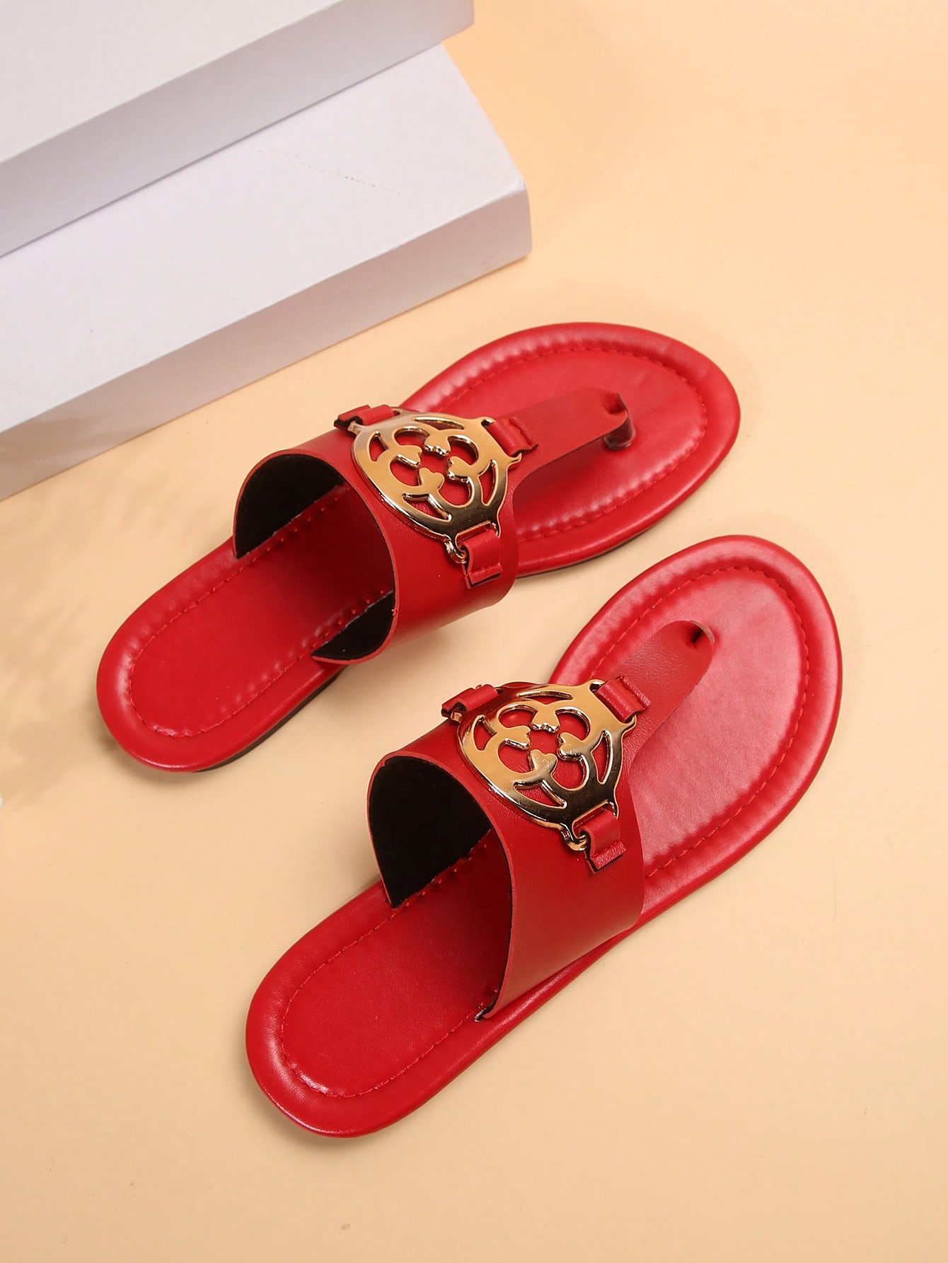 In Red Women Sandals