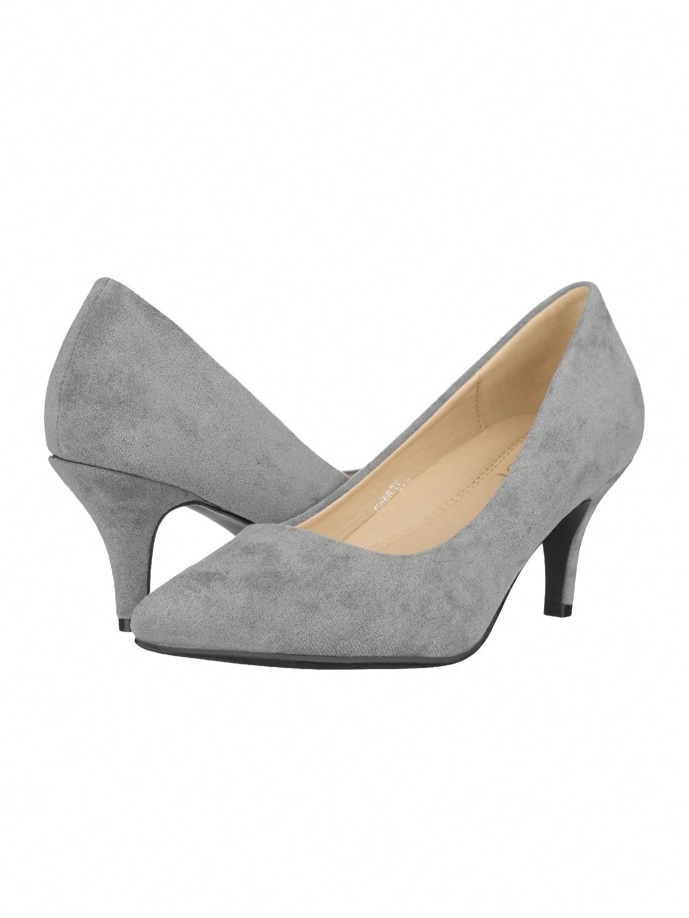 In Grey Women Pumps