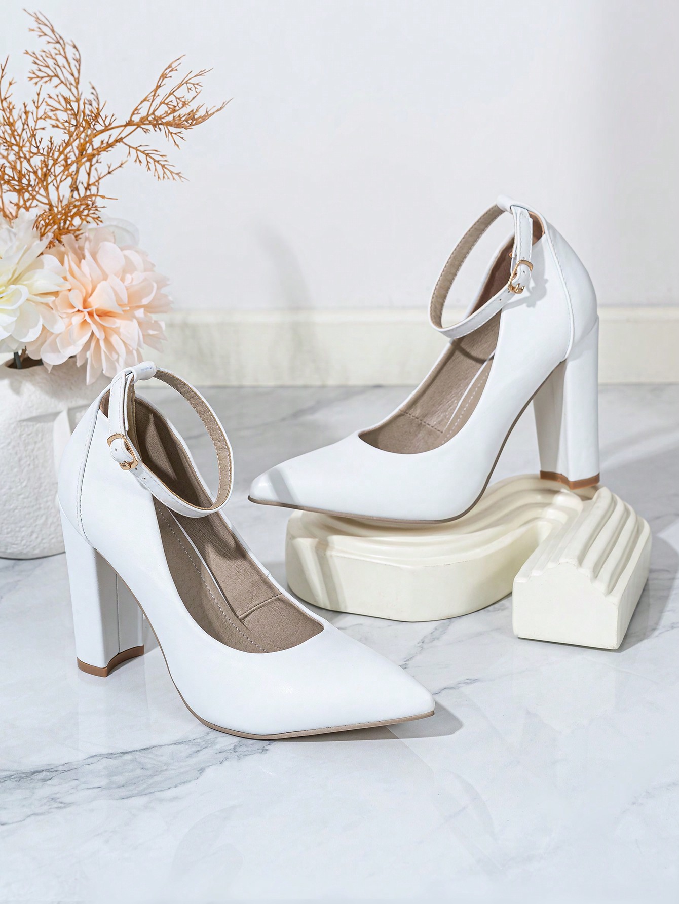 In White Women Pumps