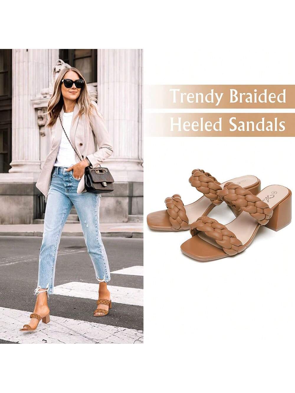 In Coffee Brown Women Heeled Sandals