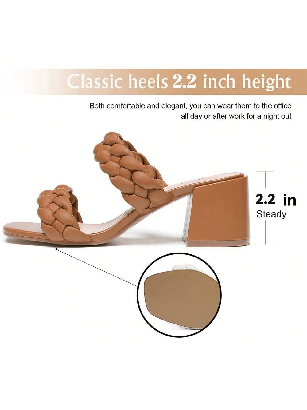 In Coffee Brown Women Heeled Sandals