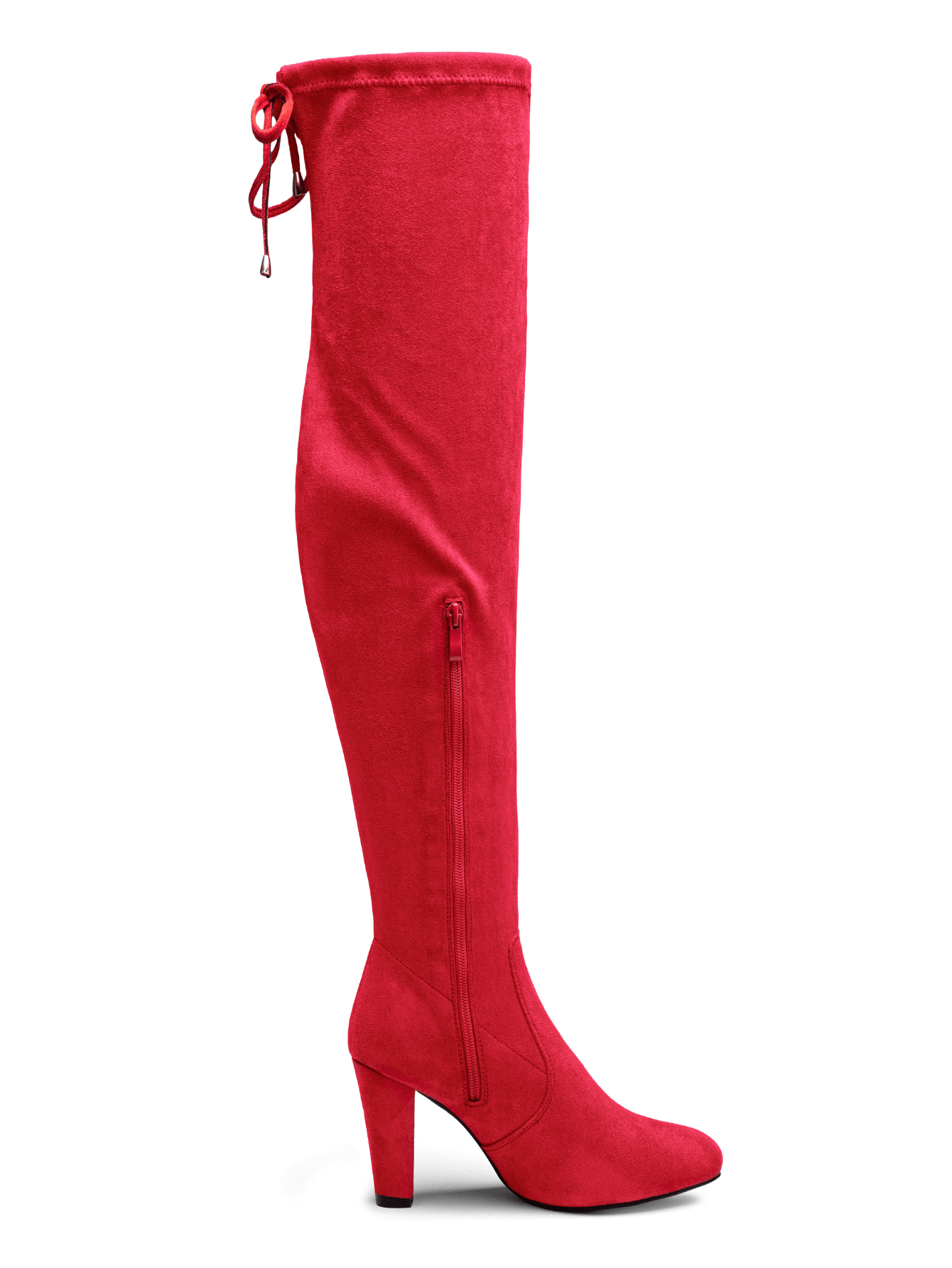 In Red Women Over-the-Knee Boots