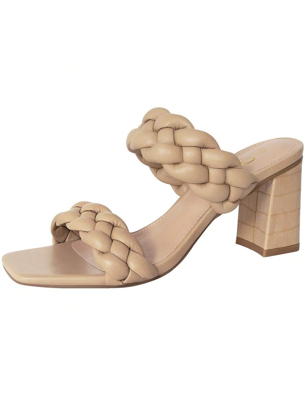 In Khaki Women Heeled Sandals