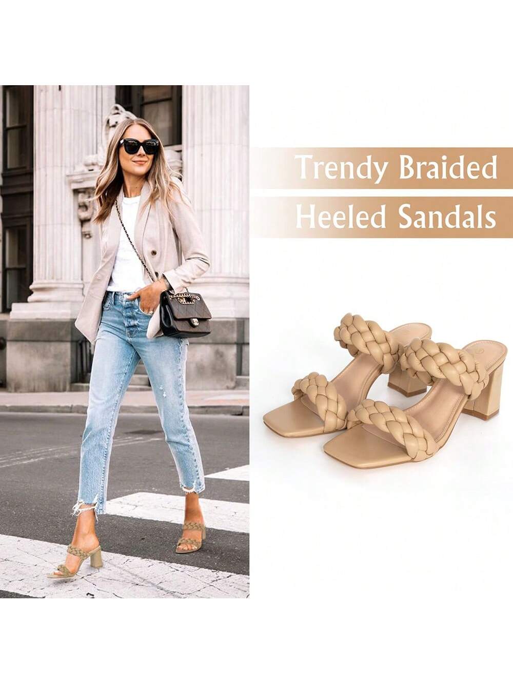 In Khaki Women Heeled Sandals