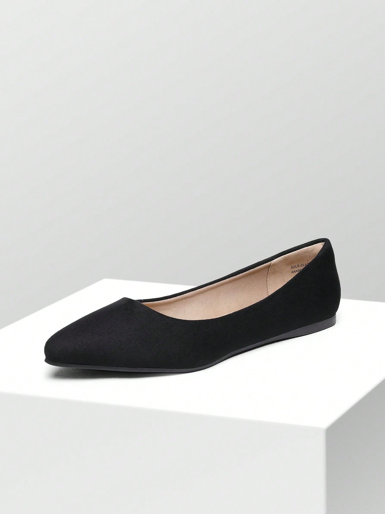 In Black and White Women Flats