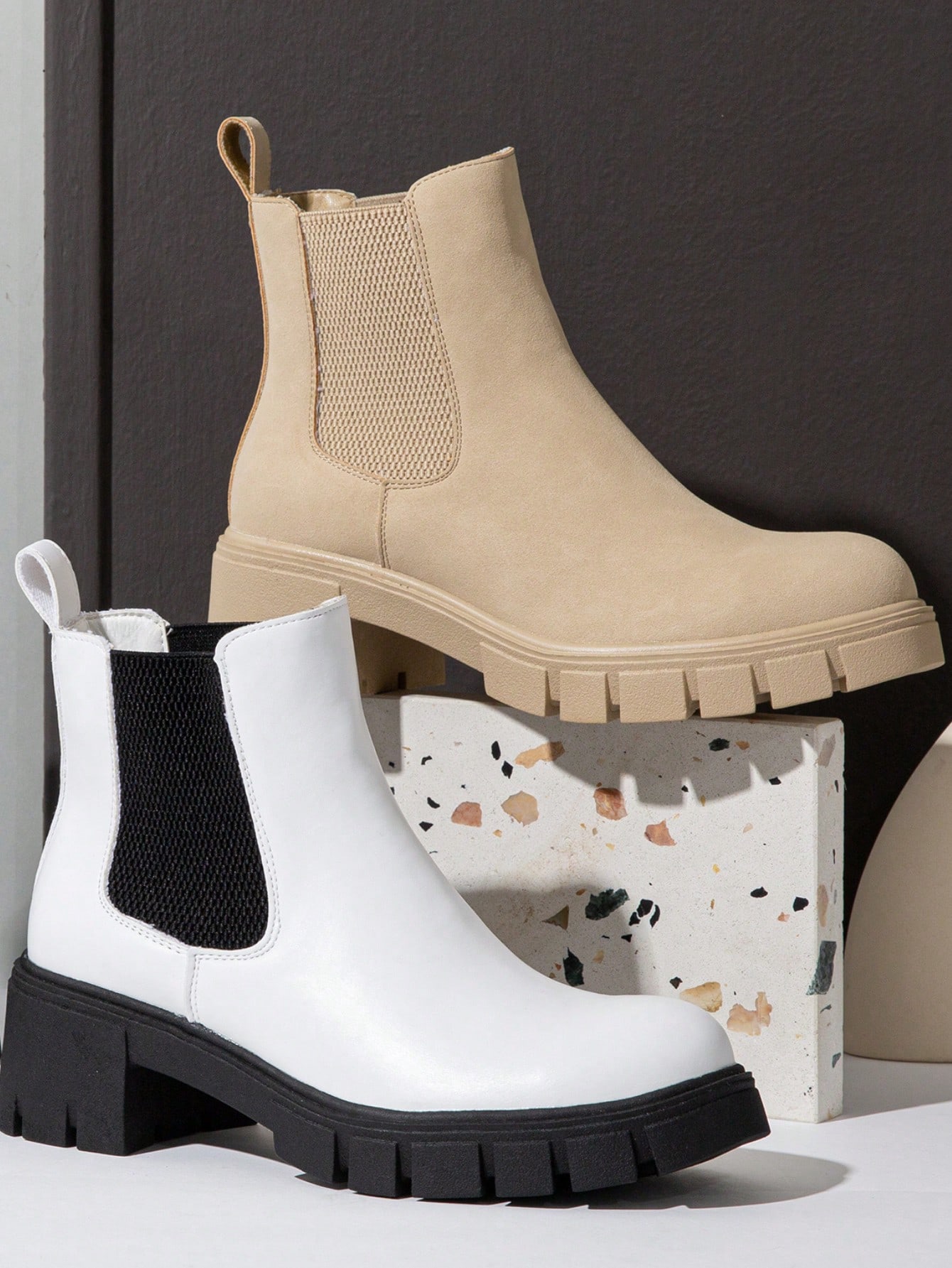 In Black and White Women Ankle Boots & Booties