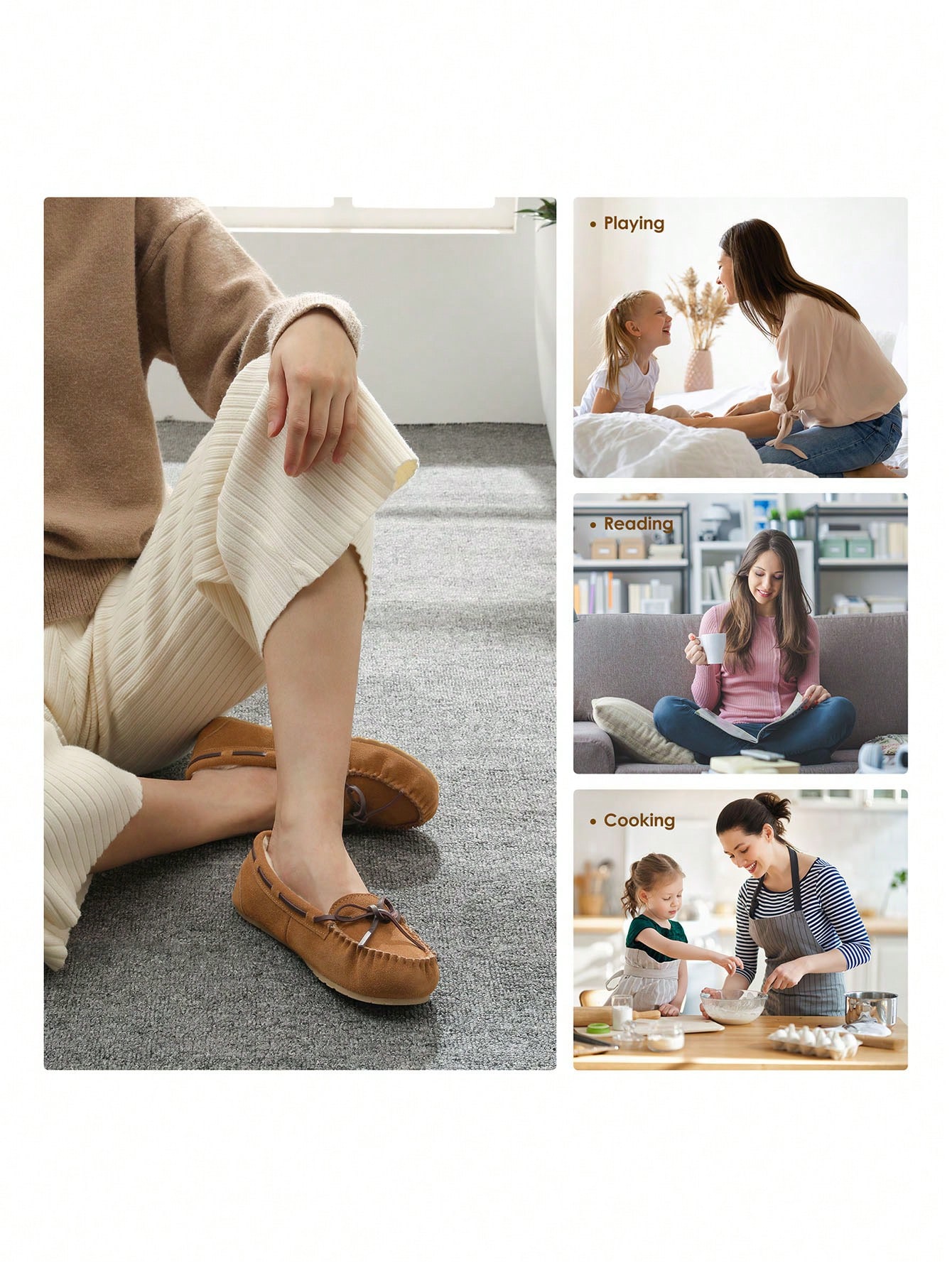 In Coffee Brown Women Flats