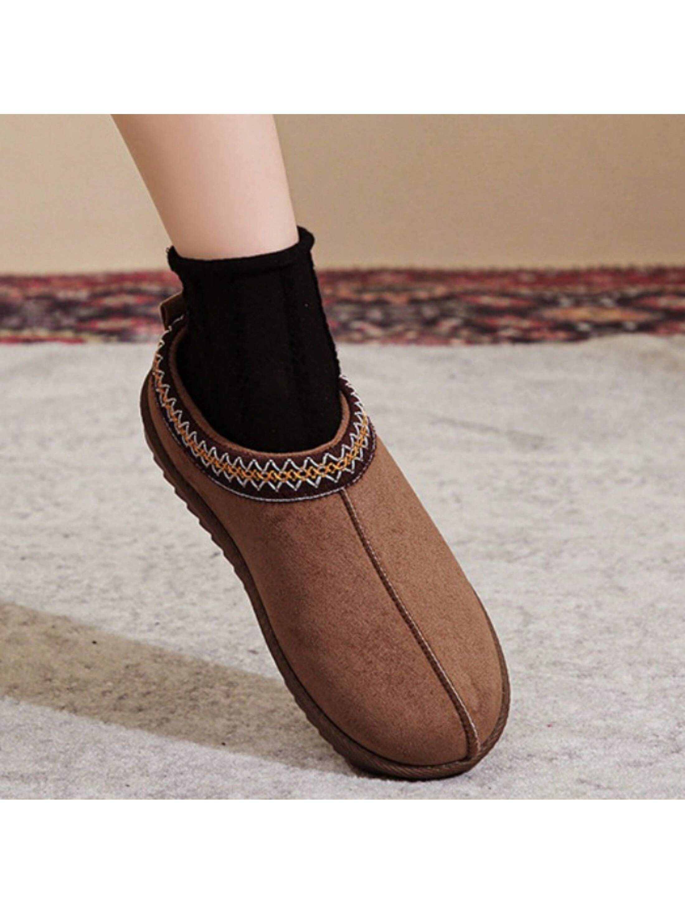 In Brown Women Home Slippers