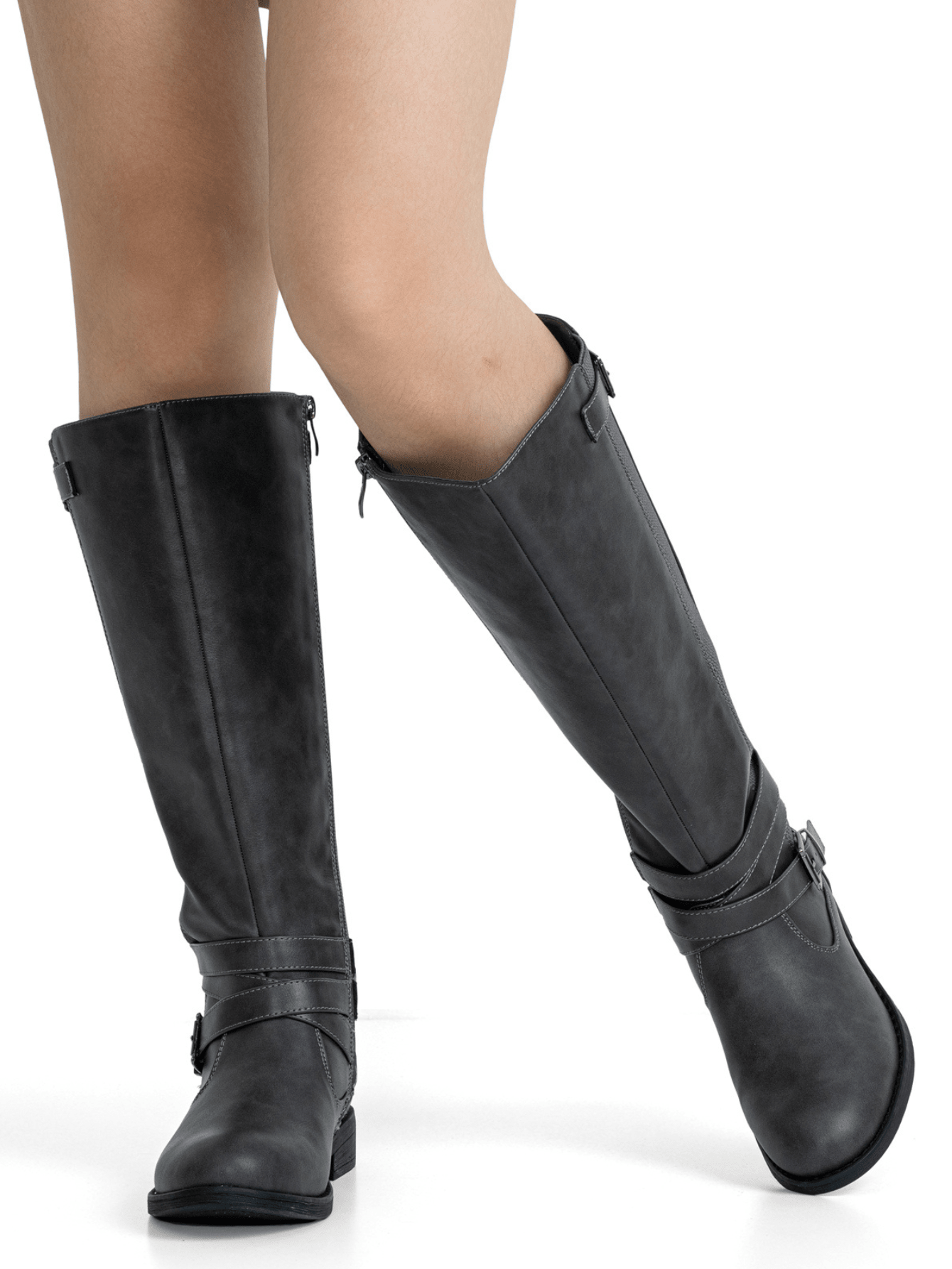 In Grey Women Fashion Boots