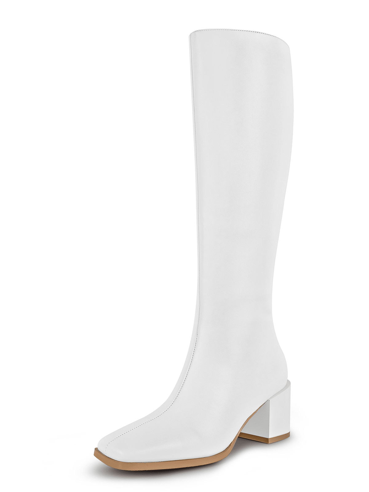 In White Women Knee-High Boots