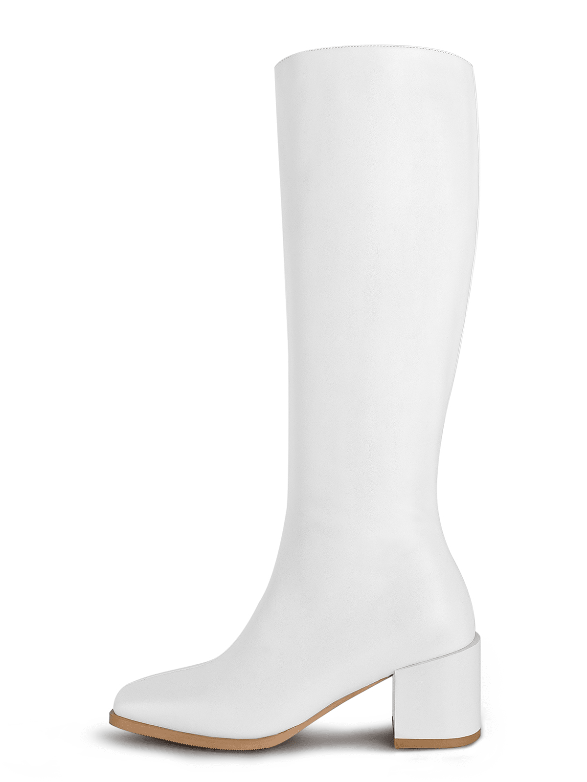 In White Women Knee-High Boots