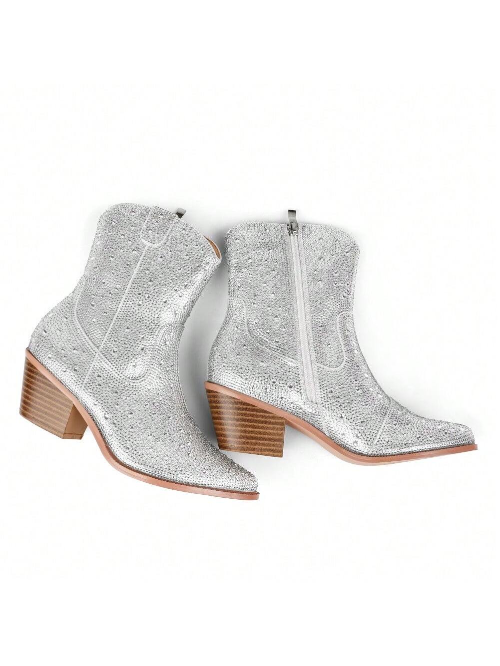 In Silver Women Ankle Boots & Booties