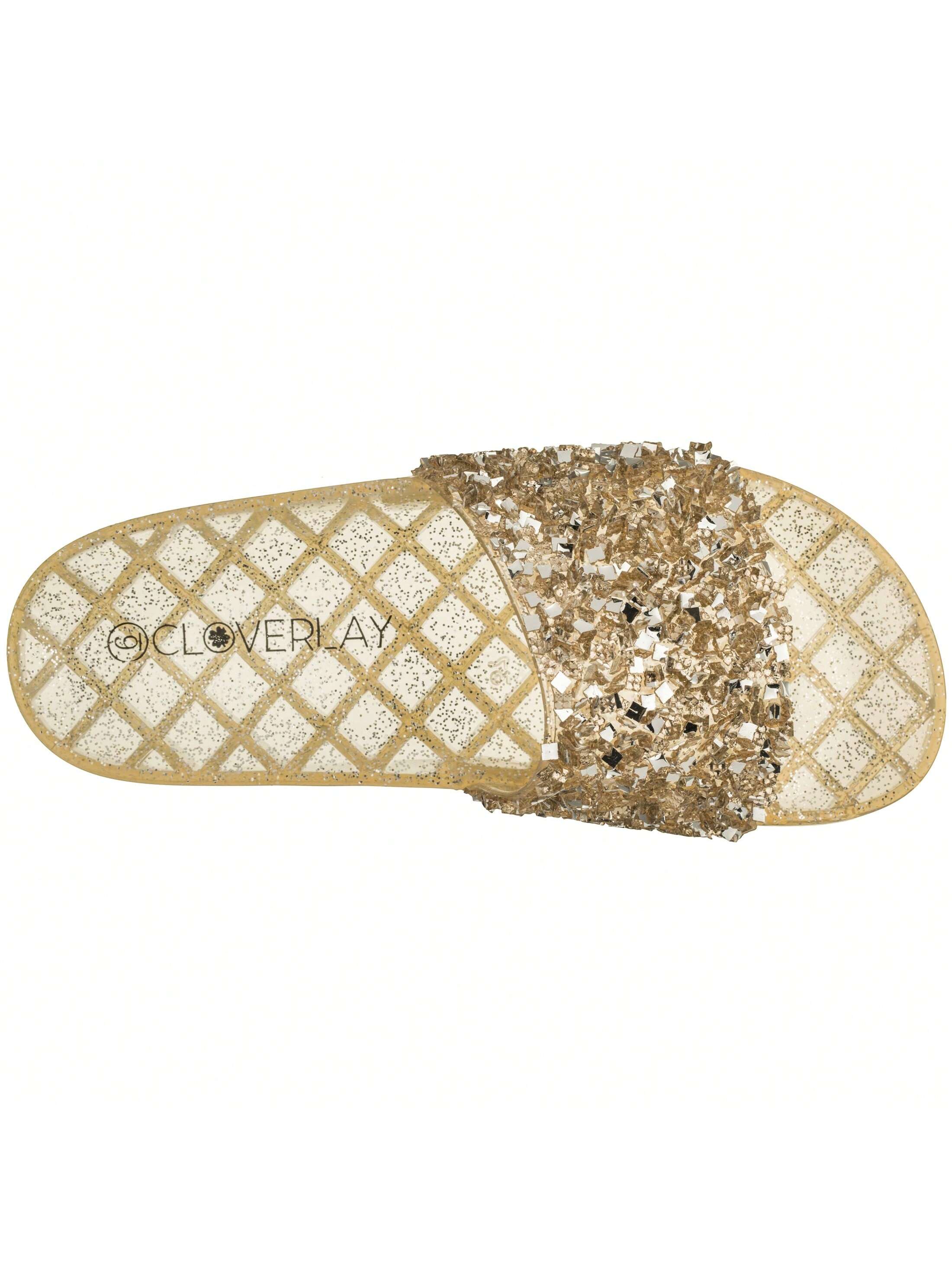 In Gold Women Slippers