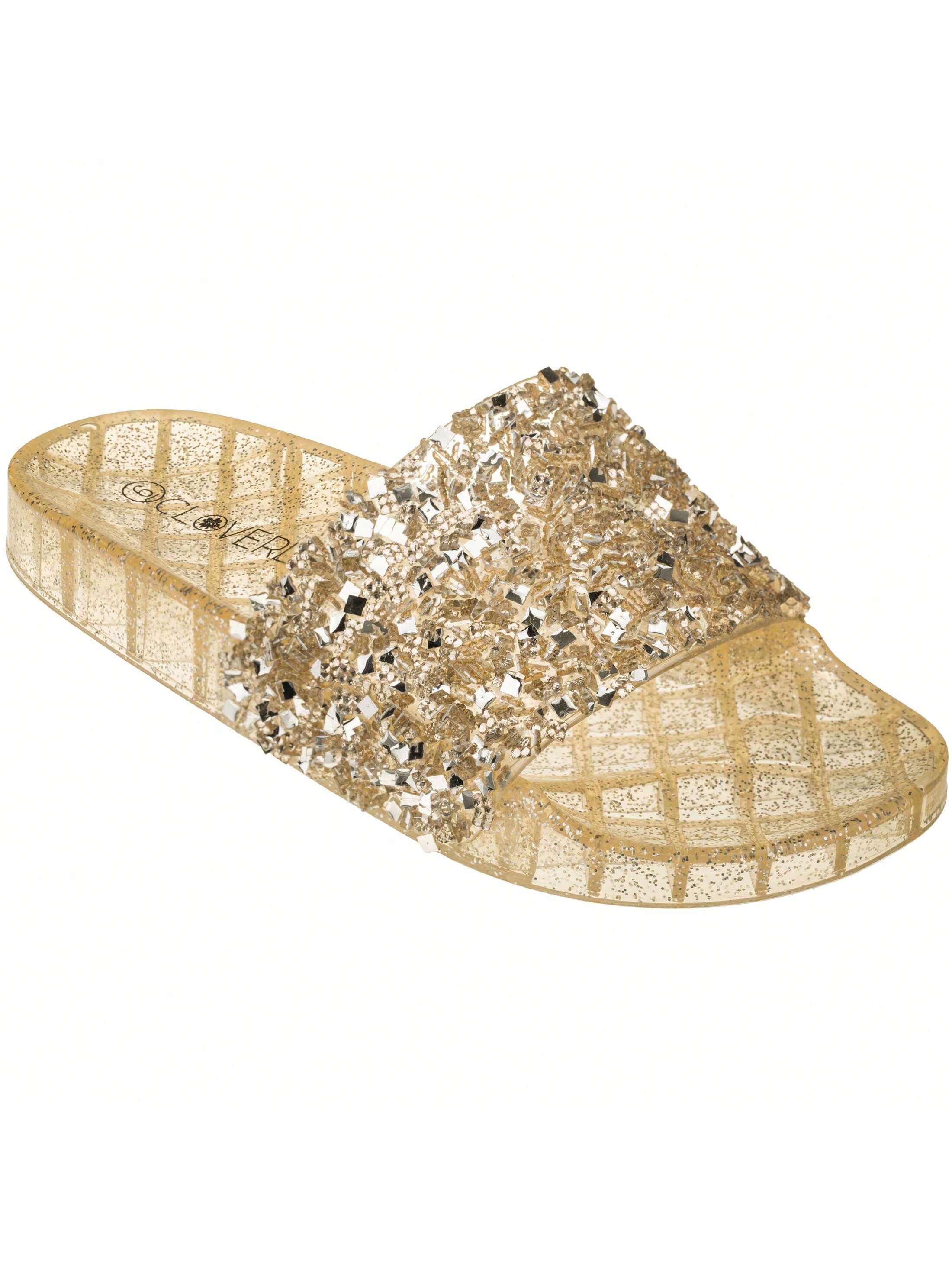 In Gold Women Slippers