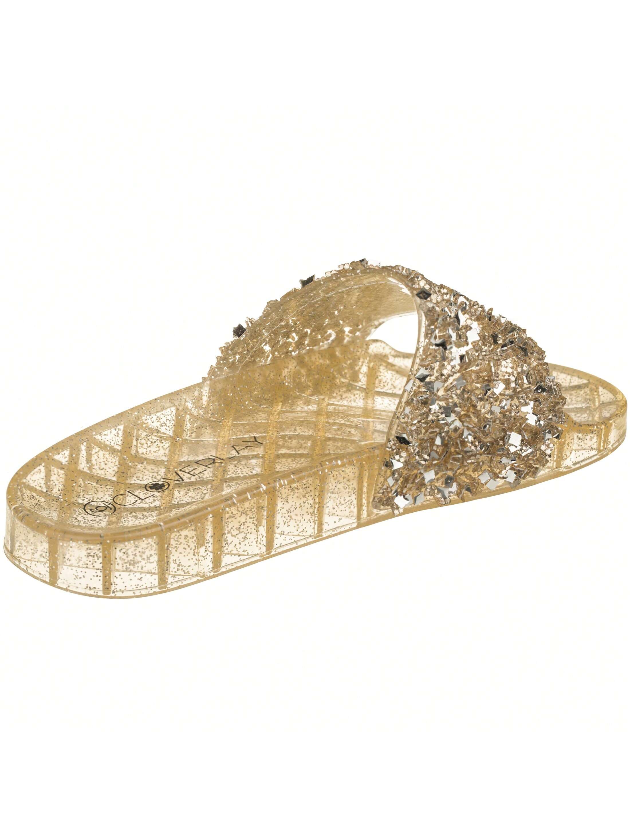 In Gold Women Slippers