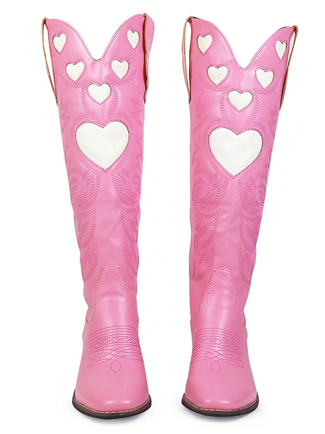 In Pink Women Knee-High Boots