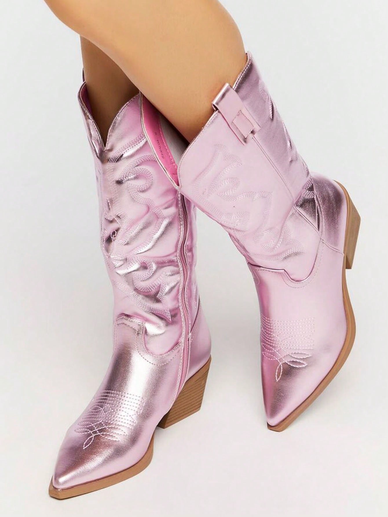 In Pink Women Mid-Calf Boots