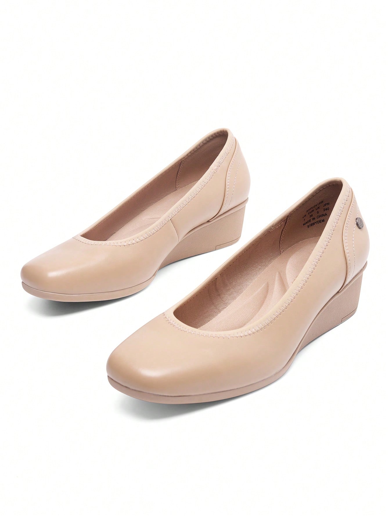 In Apricot Women Wedges & Flatform