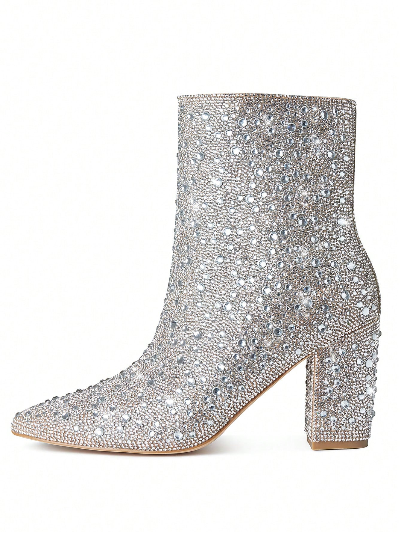 In Silver Women Fashion Boots