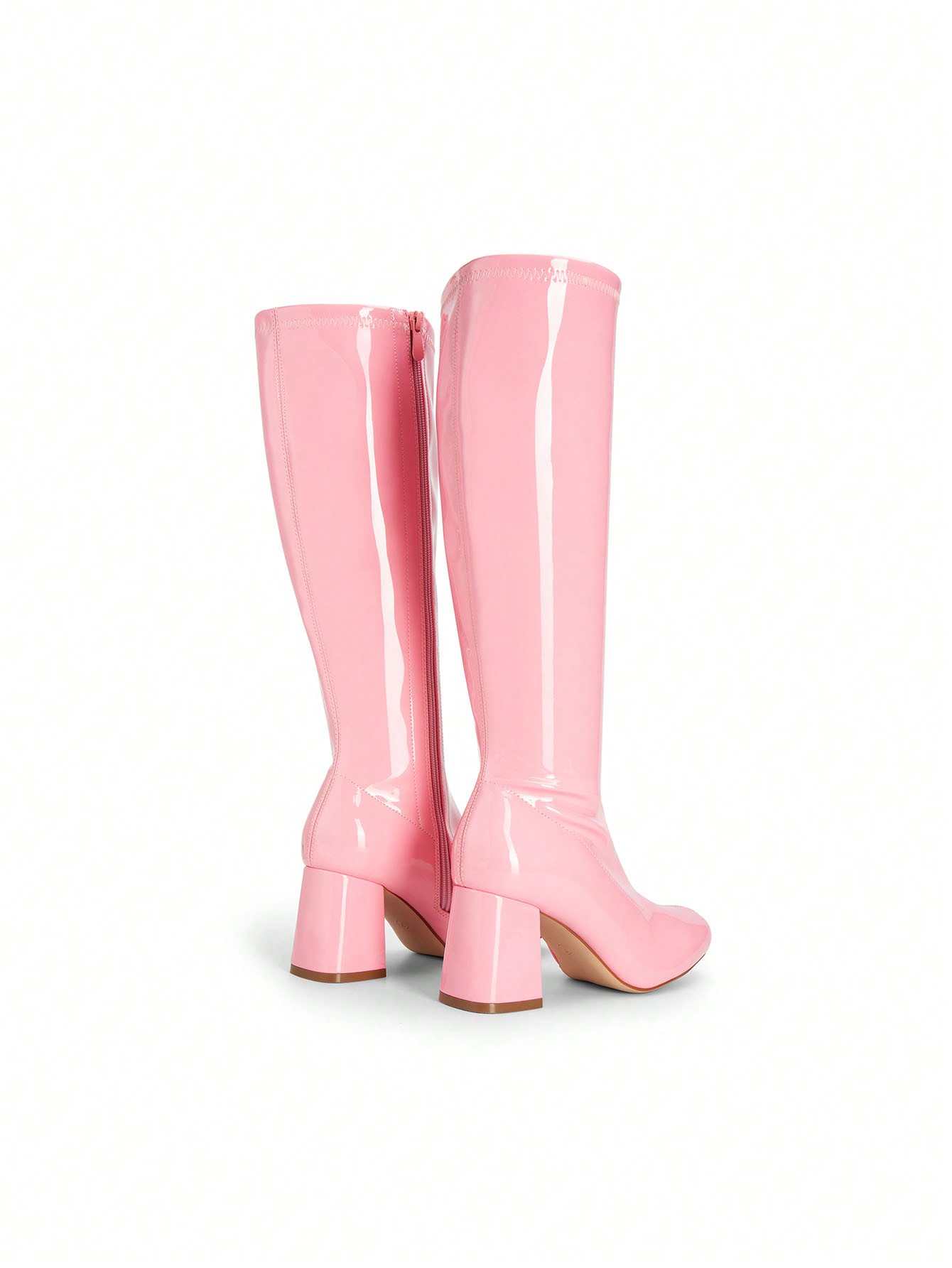 In Pink Women Knee-High Boots